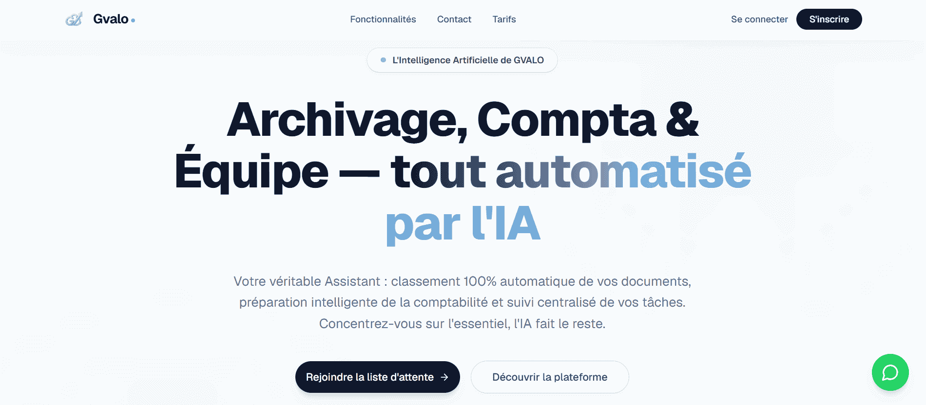 Site web de GVALO